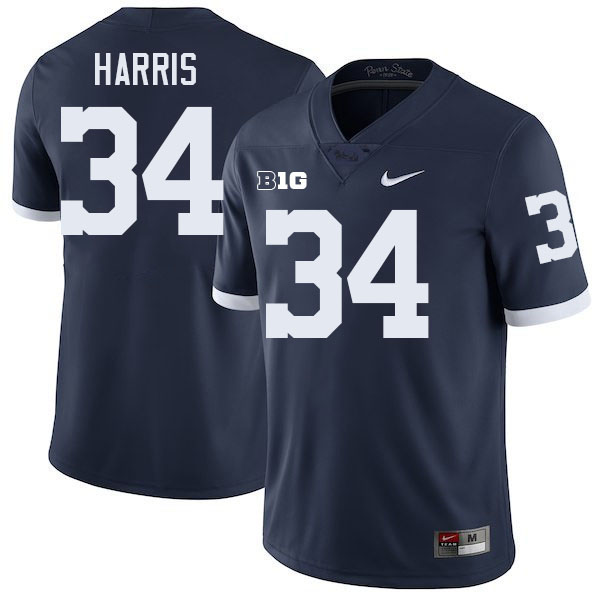 Franco Harris Penn State Jersey,PSU Nittany Lions #34 Franco Harris Football Uniforms-Retro